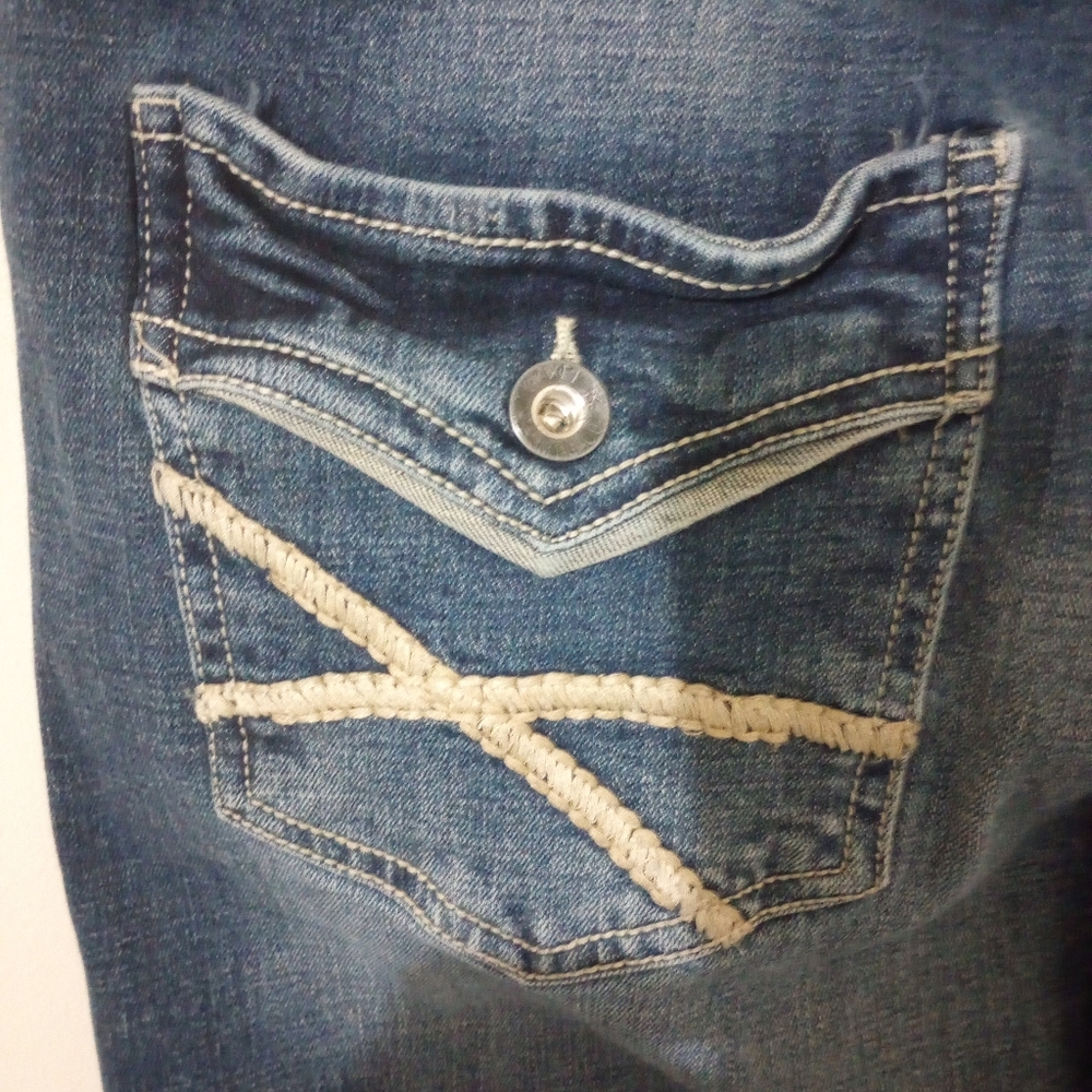 TK axle jeans men's size w34 L34 blue slim bootcut - Picture 3 of 7